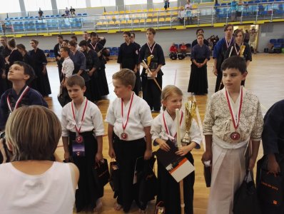 Wręczanie medali najlepszych